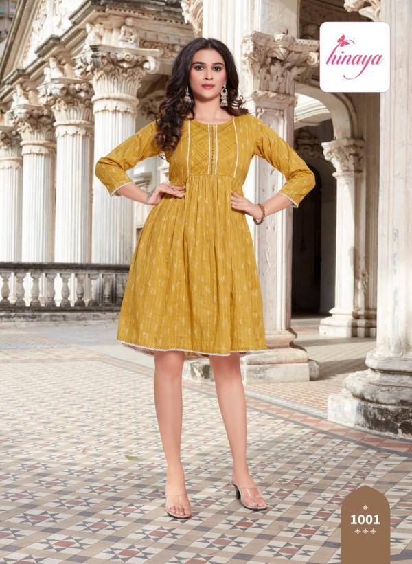 Hinaya Saraa Vol 1 Cotton Designer Exclusive Kurti Collection